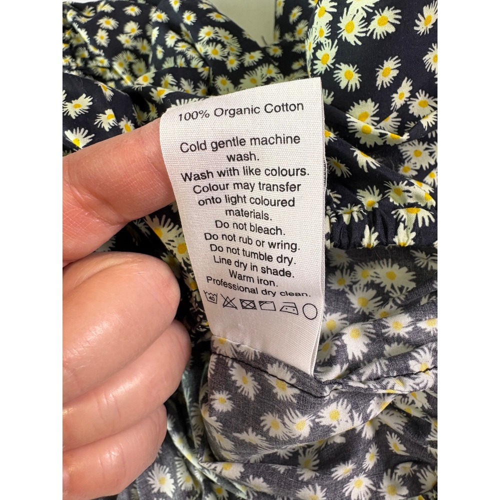 NWT Matteau Decolette Crop Blouse 10 Daisy Organic Balloon Boho Festival Peasant - Picture 7 of 9